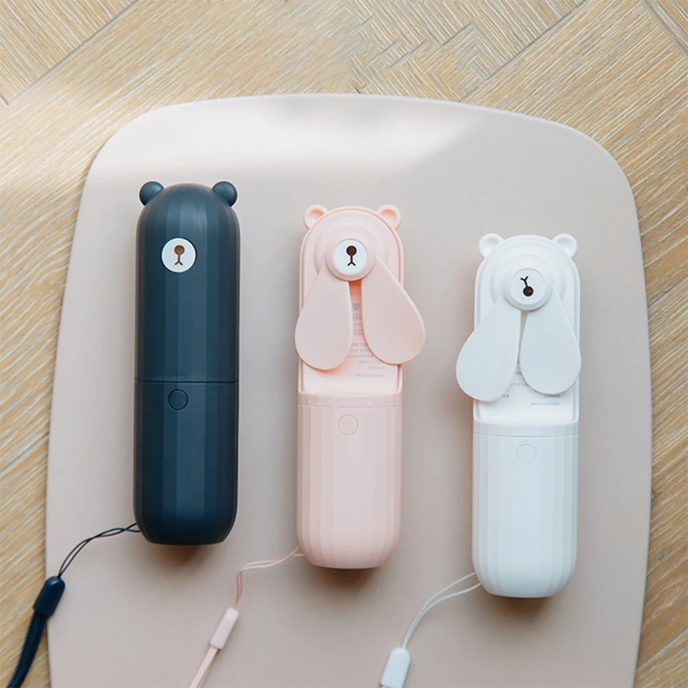 

Usb Mini Fold Fan Electric Portable Hold Small Air Cooler Originality Charging Household Electrical Appliances Desktop Ventilado