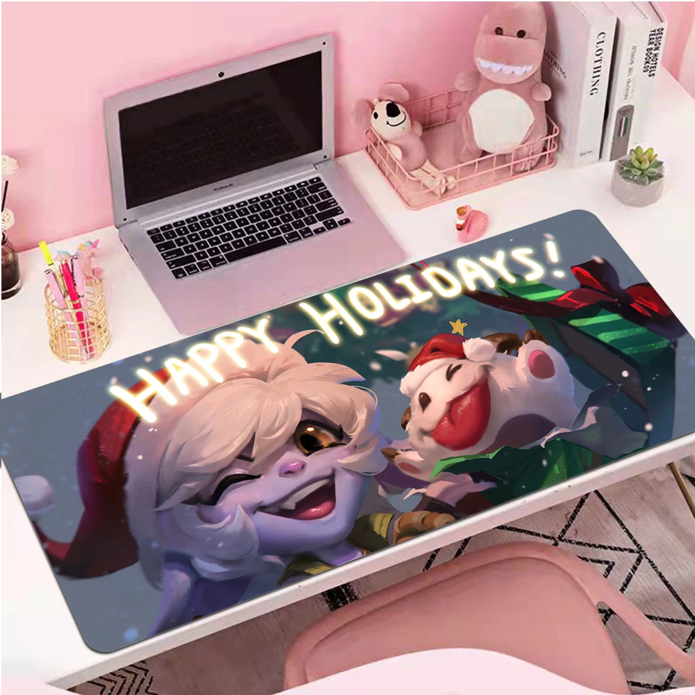 

2022 hot Top Quality LOL League Of Legends Poro laptop Gaming mouse pad Free Shipping Large thickened Mouse Pad Keyboards Mat