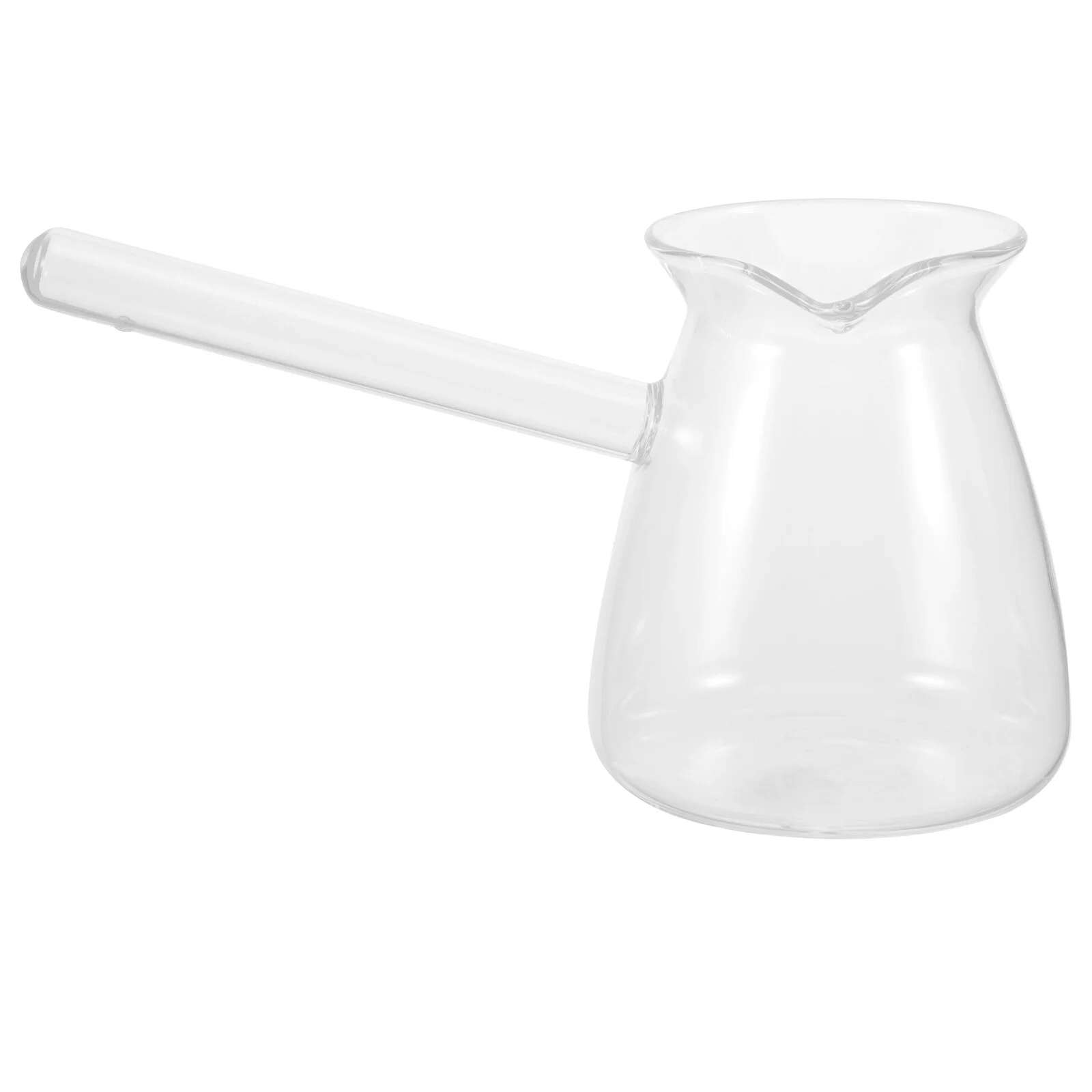 

Glass Dish Small Pot Sauce Handle Mini Coffee Tea Set Pan High Borosilicate Milk Saucepan