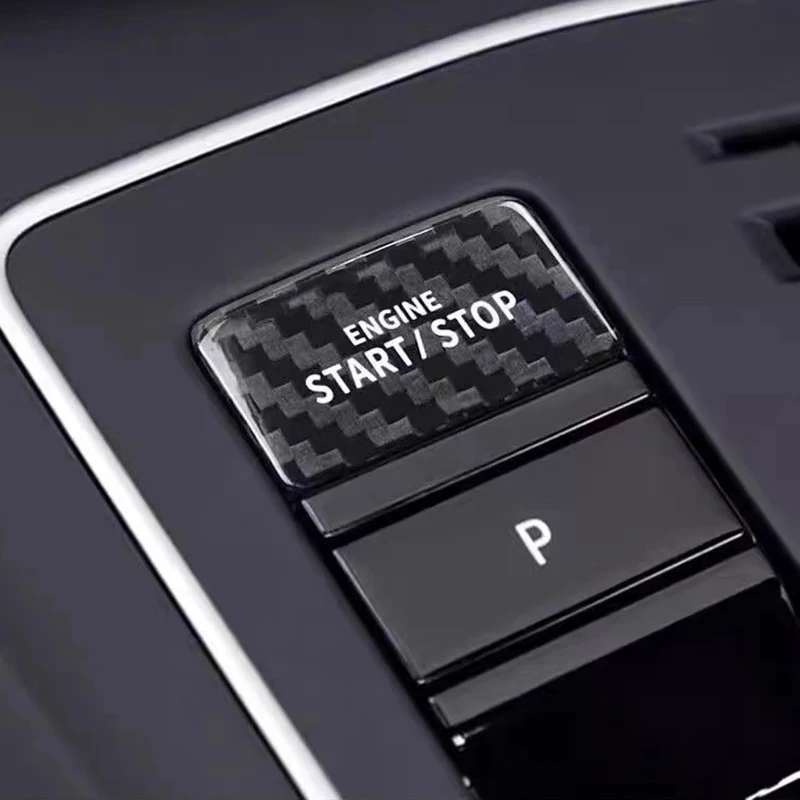 

Кнопка запуска двигателя автомобиля, кнопка остановки, наклейка из настоящего углеродного волокна для Volkswagen vw Golf 8, Touran LAMANDOL, автозапчасти, Стайлинг автомобиля