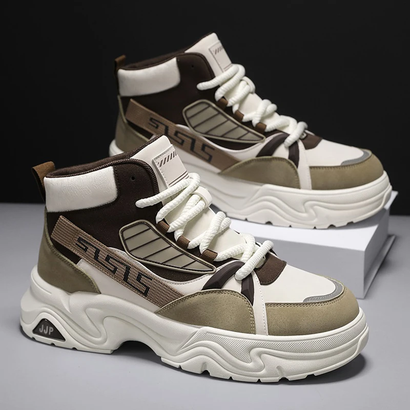 Кроссовки мужские кожаные