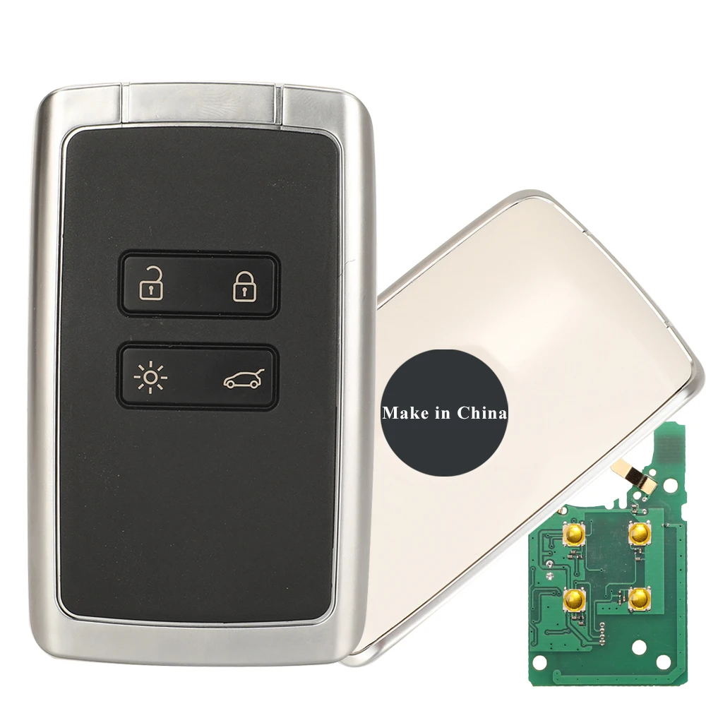 

Смарт-ключ jingyuqin 4BTN, 434 МГц, Hitag AES 4A pcf7953M