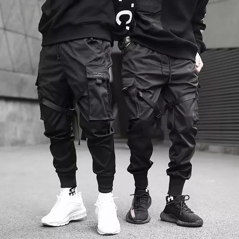 Joggers Men Cargo Pants Streetwear 2022 Hip Hop Casual Pockets Track Pants Male Harajuku Fashion Trousers