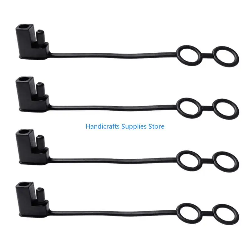 Фото R1WA 4PCS Двухнологичные заглушки погоды водонепроницаемые крышки SAE для замены питания №3