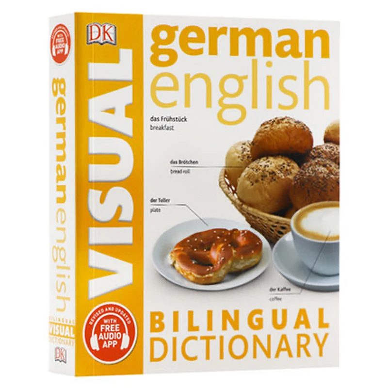 

DK German-English Bilingual Visual Dictionary Original Language Learning Books Bilingual Graphic Dictionary