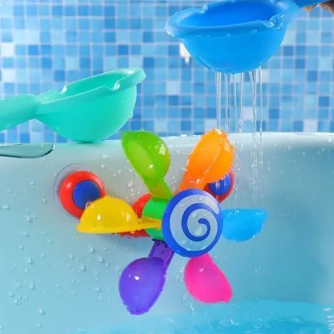 

Children's baby taking a bath, playing in the water, windmill, baby bathtub, bathtub, shower, playing with water set, toys