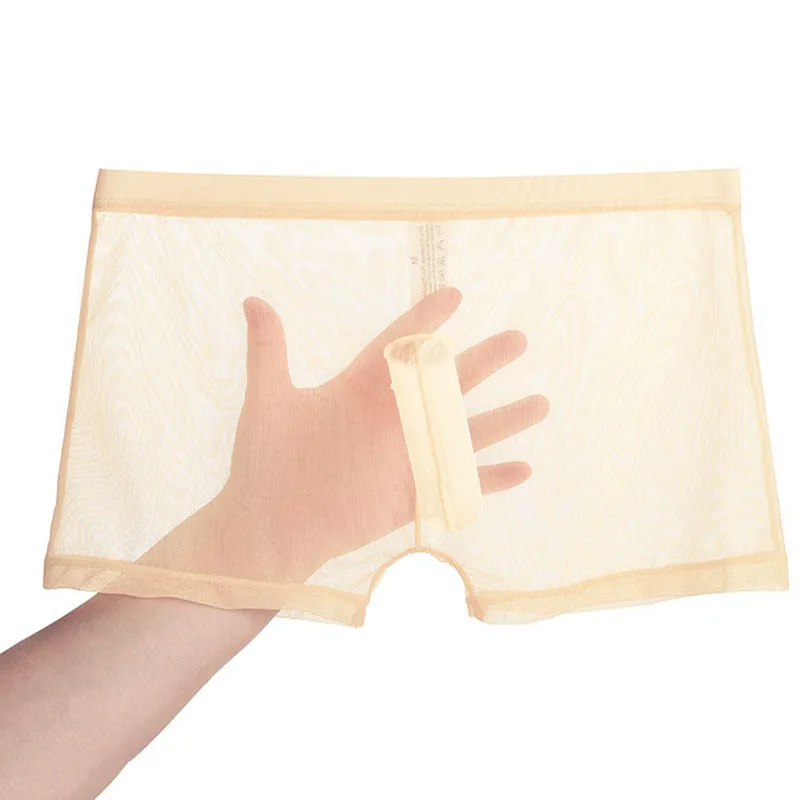 

Трусы-боксеры мужские ультратонкие прозрачные, с низкой посадкой, C13