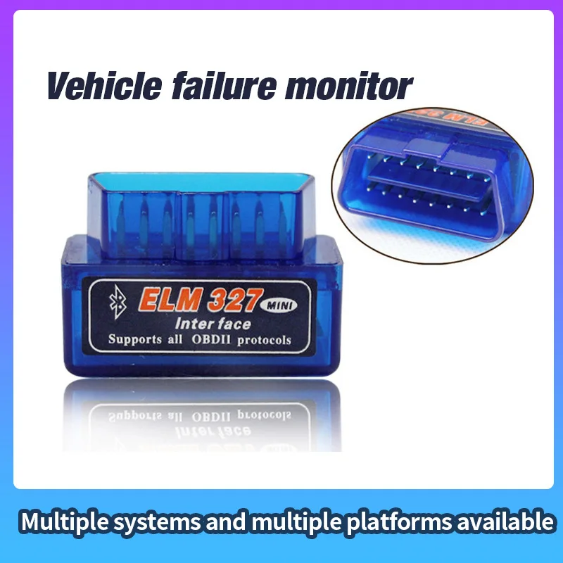 

Newest ELM327 V2.1 OBD2 Scanner Bluetooth Wafer Chip Mini ELM 327 Auto OBDII Car Diagnostic Tool for Android EOBD Code Reader