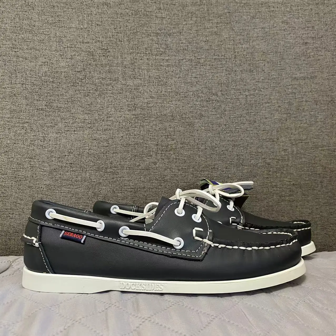 Классические мужские топ-сайдеры из 100% натуральной коровьей кожи seбаго X607