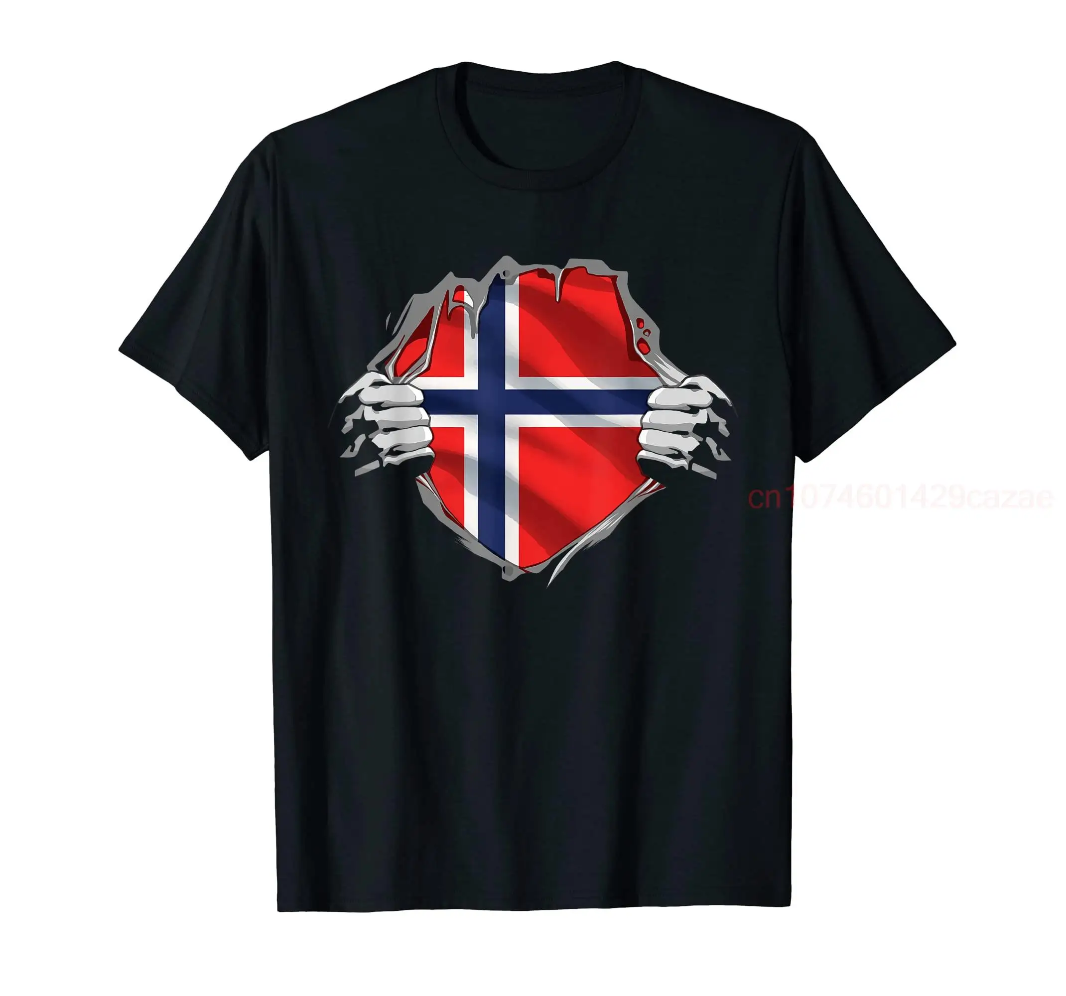

100% Cotton Super Norwegian Heritage Proud Norway Roots Flag T-Shirt MEN WOMEN UNISEX T Shirts Size S-6XL