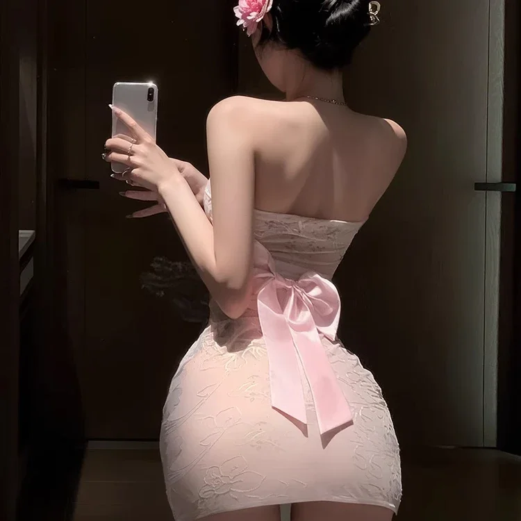 Женское Эротическое нижнее белье ночная рубашка сексуальное женское кимоно с