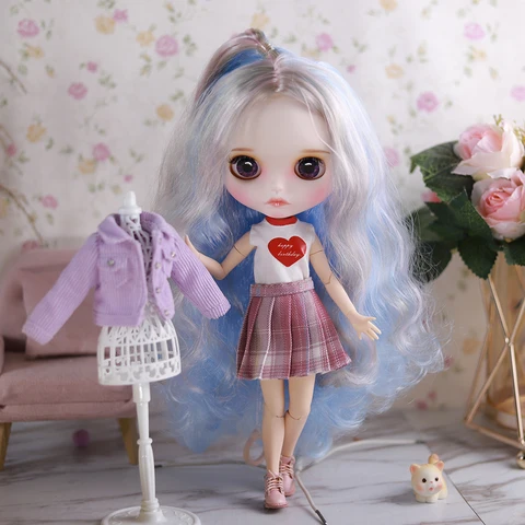 Одежда DBS Blythe подходит для кукол блайз и ледяных 30 см кружевное платье с бантом розовый зеленый костюм принцессы подарок для девочки игрушка licca наряд