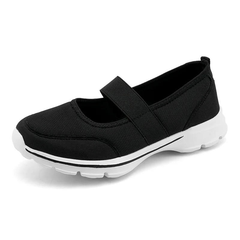 Women Flats 2023 Spring Summer Mesh Casual Flat Shoes Ladies Light Breathable Sneakers Women Slip on Loafers Zapatos De Mujer