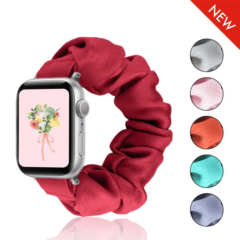 

Braided Solo Loop For Apple Watch Band Se 76543 40mm 44mm Elastic Bracelet Strap on Smart Series 38mm 42mm 41mm 45mm Accessories