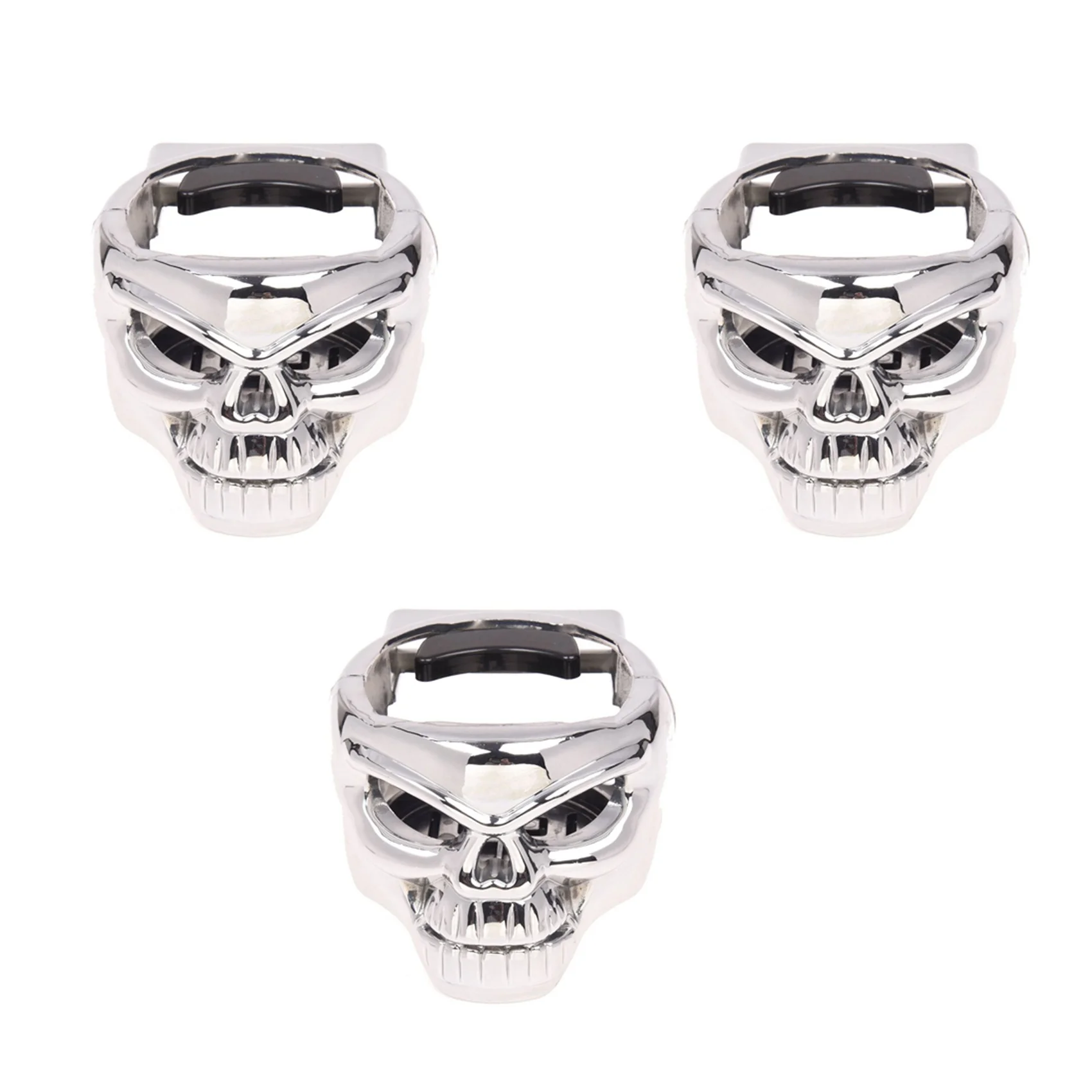 

3x Автомобильный держатель для бутылки в виде черепа с креплением на вентиляционное отверстие