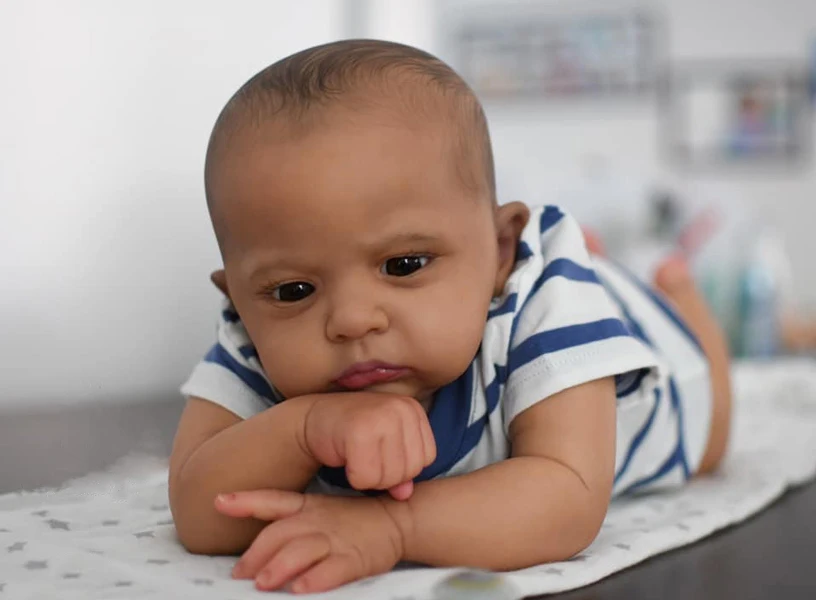 Кукла реборн 24 дюйма готовая Кукла-младенец Кэмерон с рисунком бытие 3D Кожа