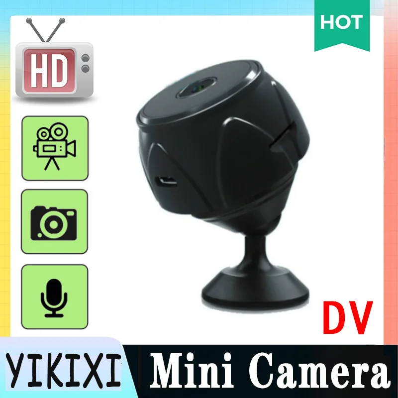 

Мини-видеокамера HD 1080P, портативная цифровая мини-камера DV/DVR, Домашняя безопасность, Радионяня, маленький аудиорегистратор, поддержка TF-кар...