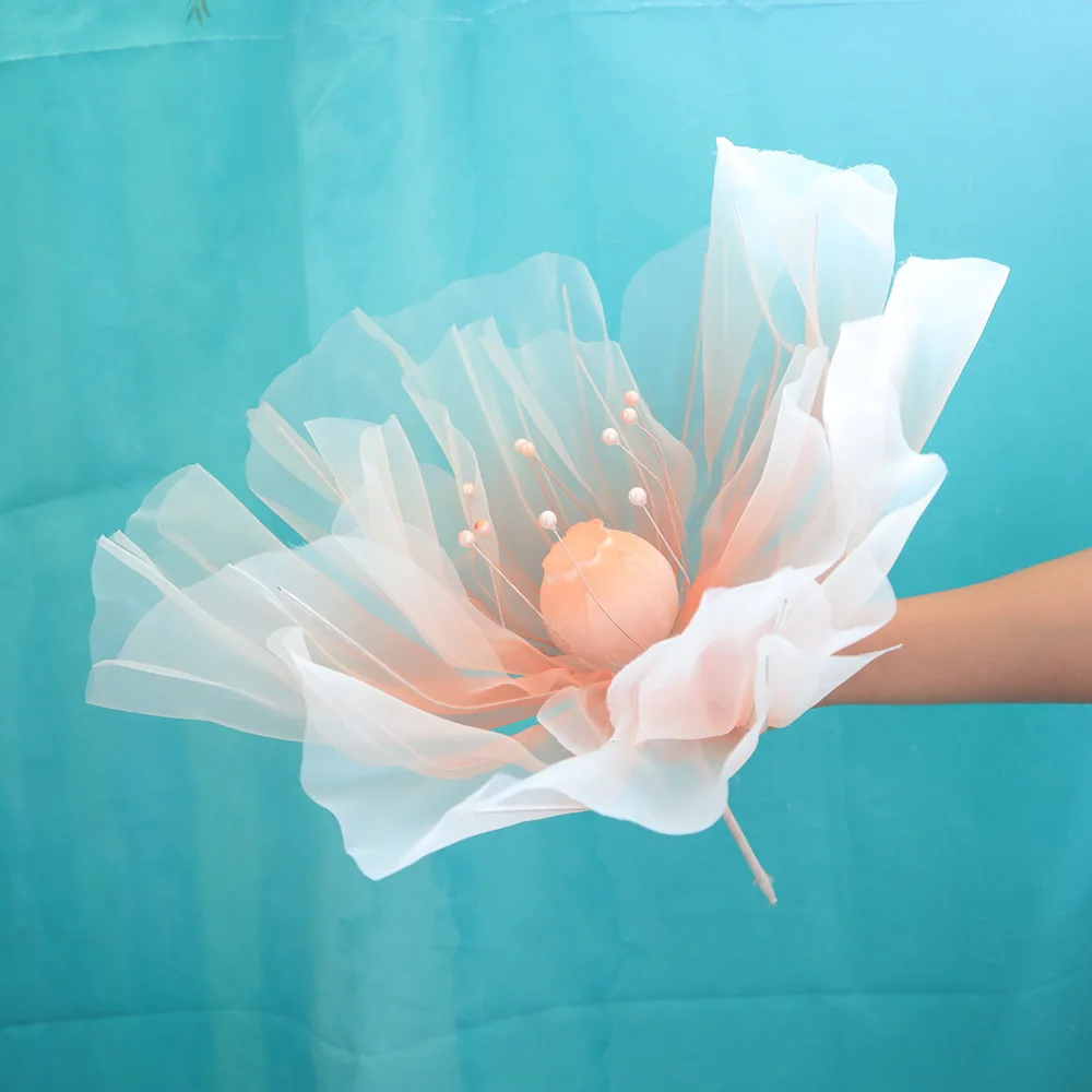 

Искусственные цветы шелковые маки 50 см