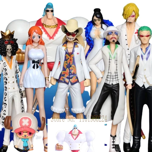 

Новый аниме One Piece Franky белый костюм Ver. Экшн-фигурка из ПВХ, крутая стильная Коллекционная модель, детские игрушки, кукла, подарки на день рожд...