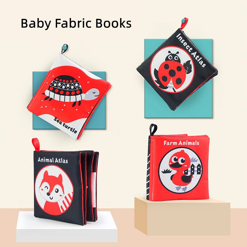 

Тканевые книги для новорожденных развивающие познавательные книги-пазлы для чтения для детей развивают Раннее Обучение