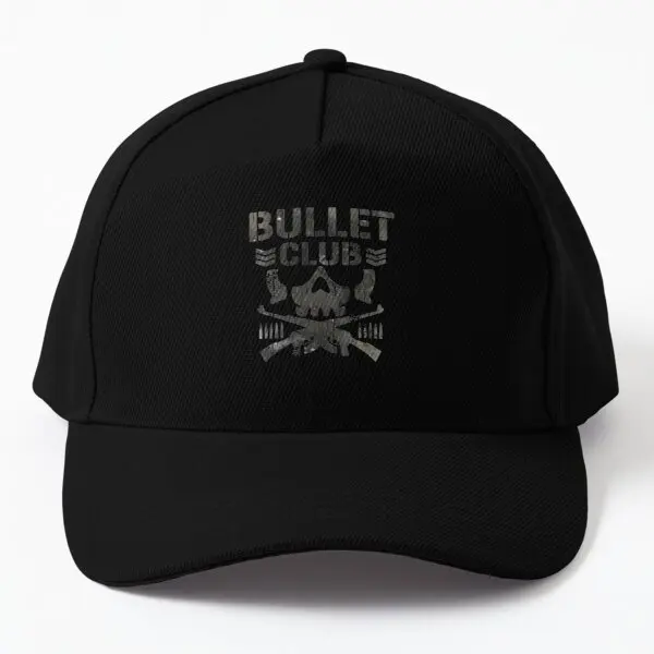 

Bullet Club Baseball Cap Hat Sport Sun Casquette Boys Mens Czapka Women Hip Hop Summer Printed Outdoor Black Bonnet Fish