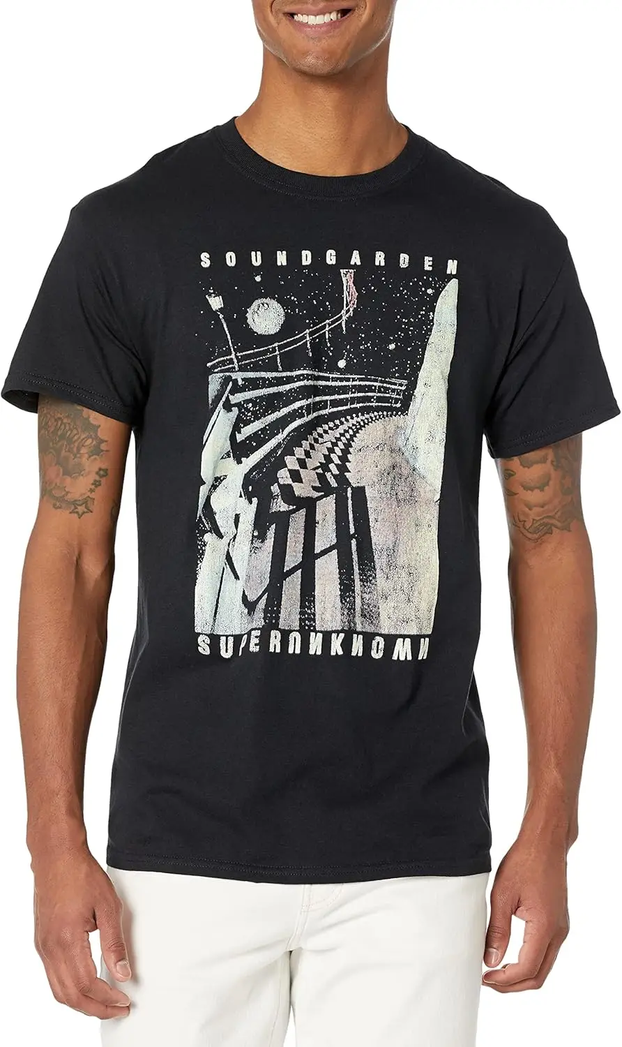 Мужская стандартная футболка FEA Soundgarden Superunknown светящаяся в темноте