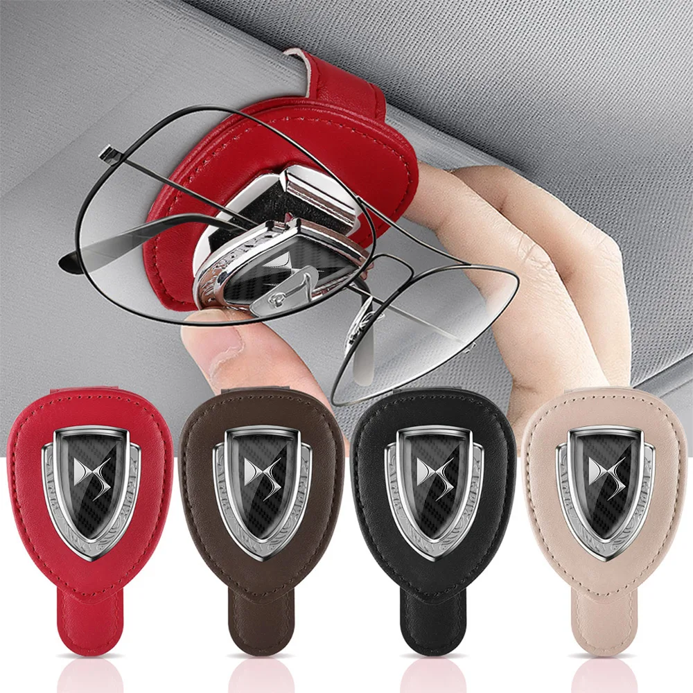 

Car Interior Sun Visor Glasses Fastener Clip Holder For DS SPIRIT DS3 DS4 DS4S DS5 DS 5LS DS6 DS7 DS9 Deesse Auto Accessories