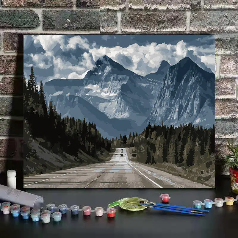 

Room Decor Oil DIY Decorative Digital Coloring Wall Painting Hand-Painted Gift Art Decor Hanging decor hanging asthetic