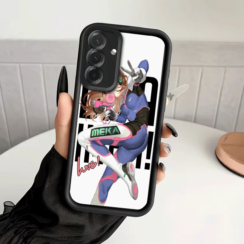 Фото Противоударный чехол O-Overwatchs D-DVA для Samsung A13 A14 A15 A16 A17 A33 A34 A35 A36 A37 A53 A54 A55 A56 A57 A23 A24 A25 A26 №5