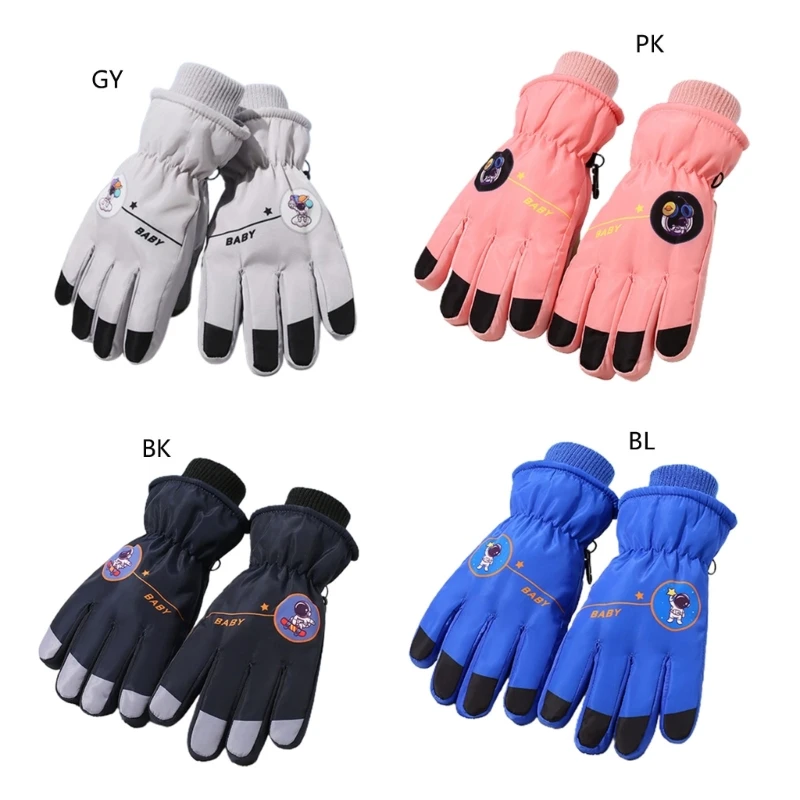 

Winter Snow Gloves Waterproof Kids Ski Gloves Children Mittens Thermal Gloves