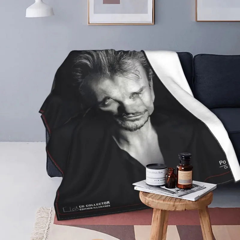 3d-одеяло Джонни Хелли летнее флисовое многофункциональное супермягкое