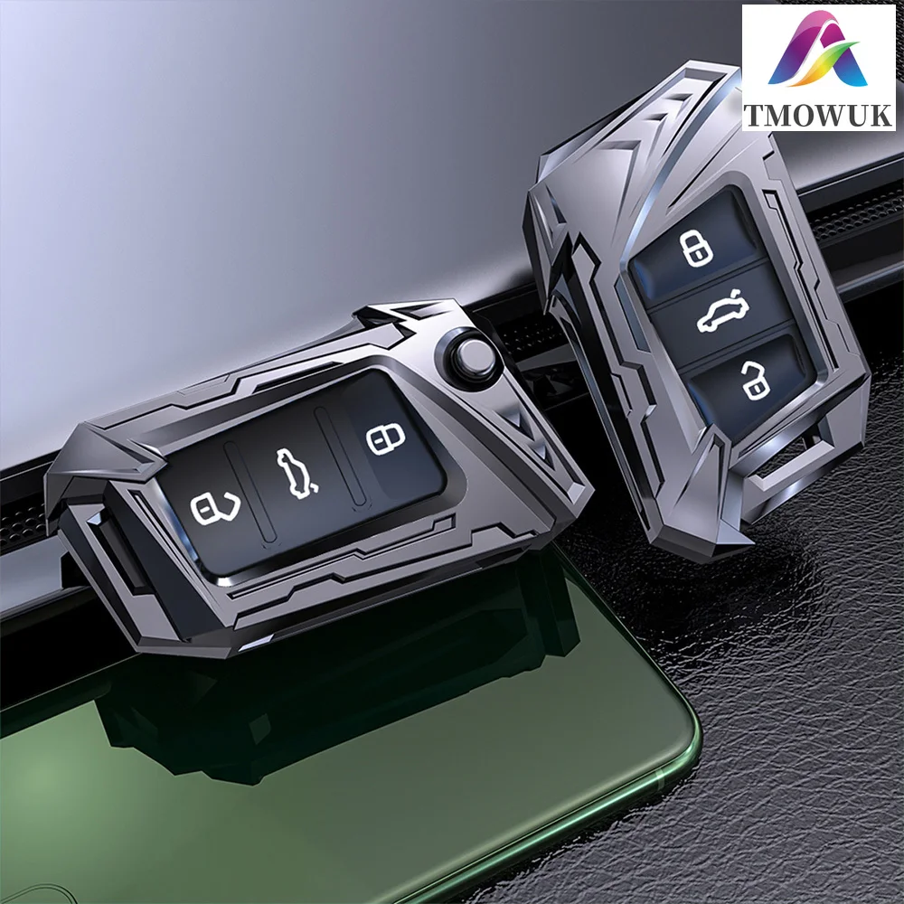 Чехол для автомобильного ключа из цинкового сплава для VW Volkswagen Beetle Passat Tiguan Touran Jetta MK1 MK6 Golf 5 7