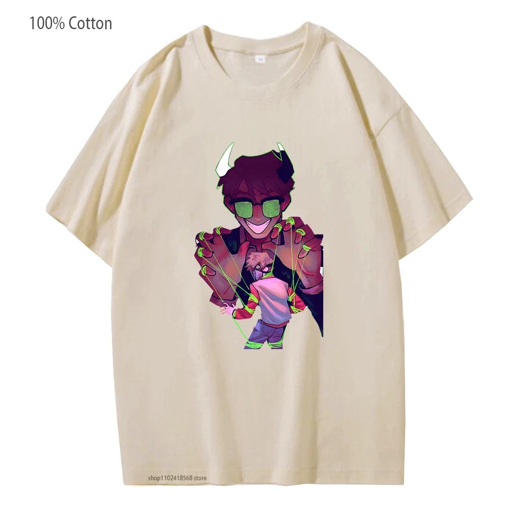 

Charlie Slimecicle of Generation Loss T Shirts Men Clothing Cartoon Anime Clothes 100% Cotton Summer Tops O-Neck Casual Women