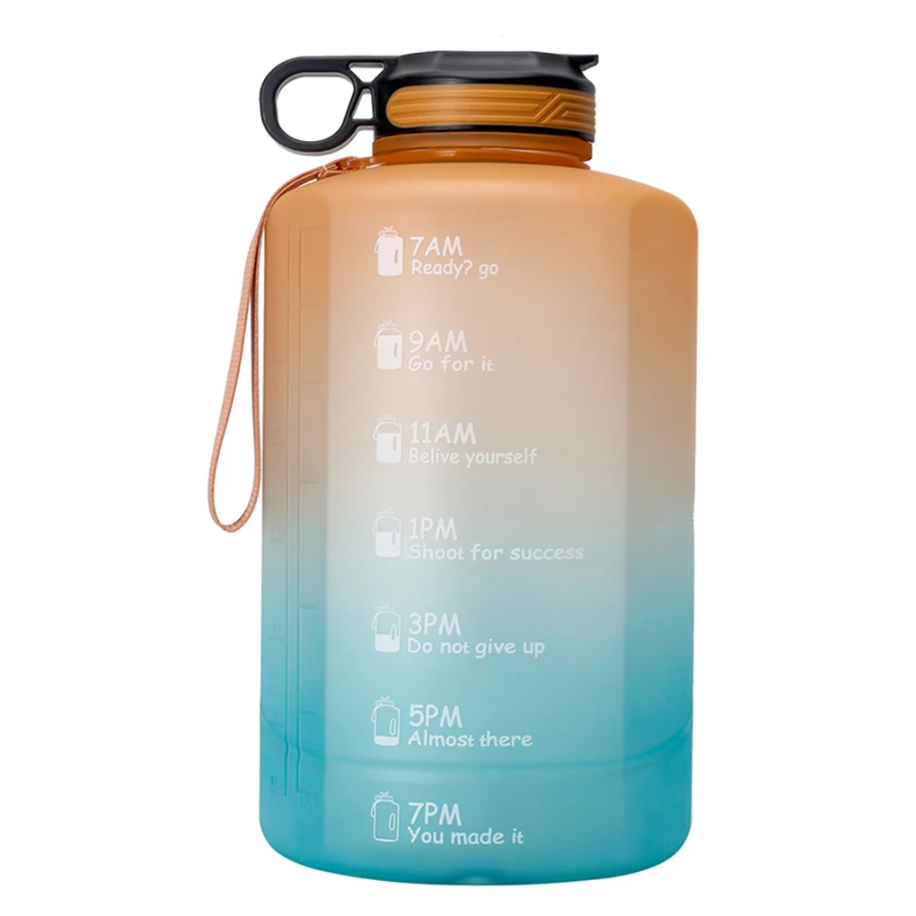 

Мотивирующая бутылка для воды объемом л, пластиковый галлон, кувшин большой емкости, контейнер для напитков, Спортивная дорожная кружка, ак...