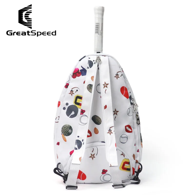 Greatspeed Tenis Racket Backpack with Sneakers Compartment 2 in1 Shoulder Sports Bags Kids Badminton Tennis Bag