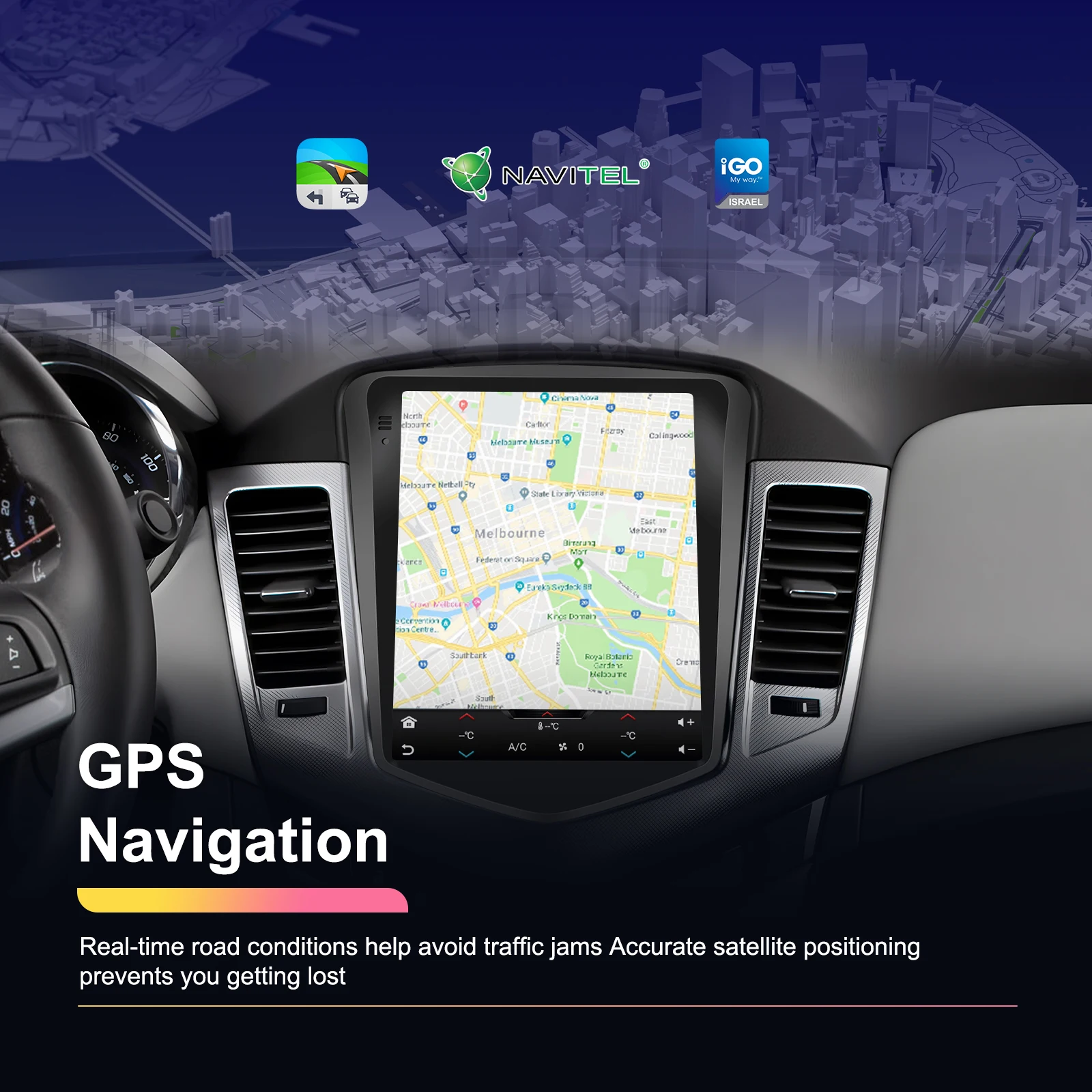 Автомагнитола Podofo 9 7 дюйма Android Wi-Fi Bluetooth FM