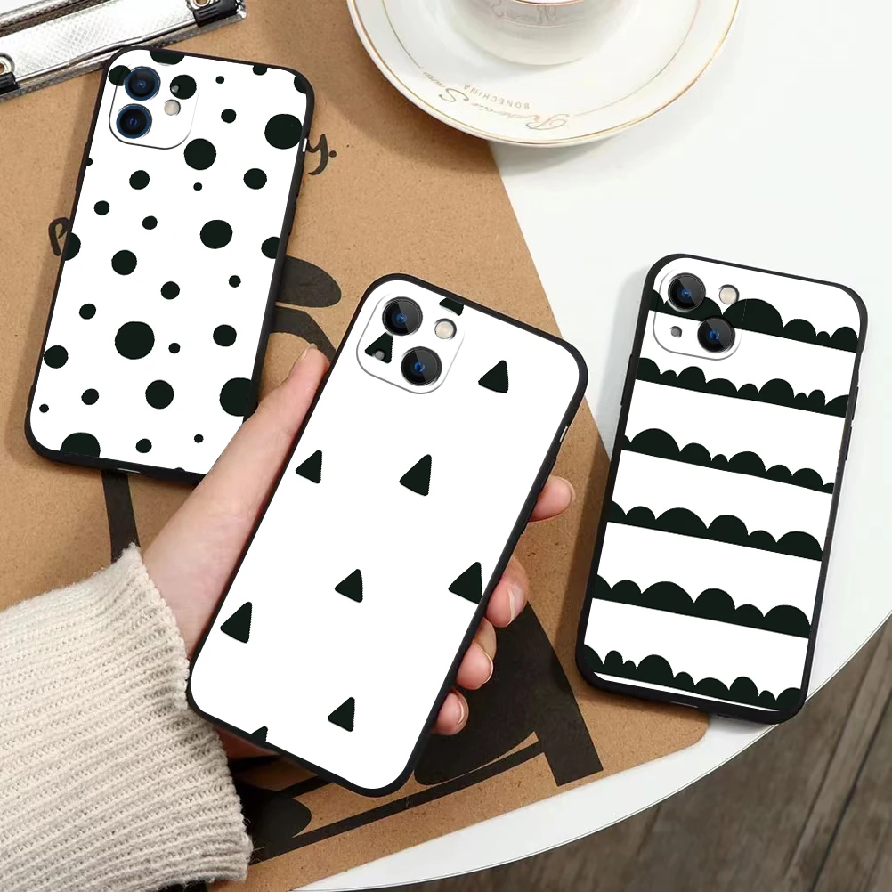 

funny cartoon pattern phone Case For IPhone 13 12 11 Pro Max Mini SE XR X XS Max 8Plus 7plus 6 soft6S New Shell phone Case
