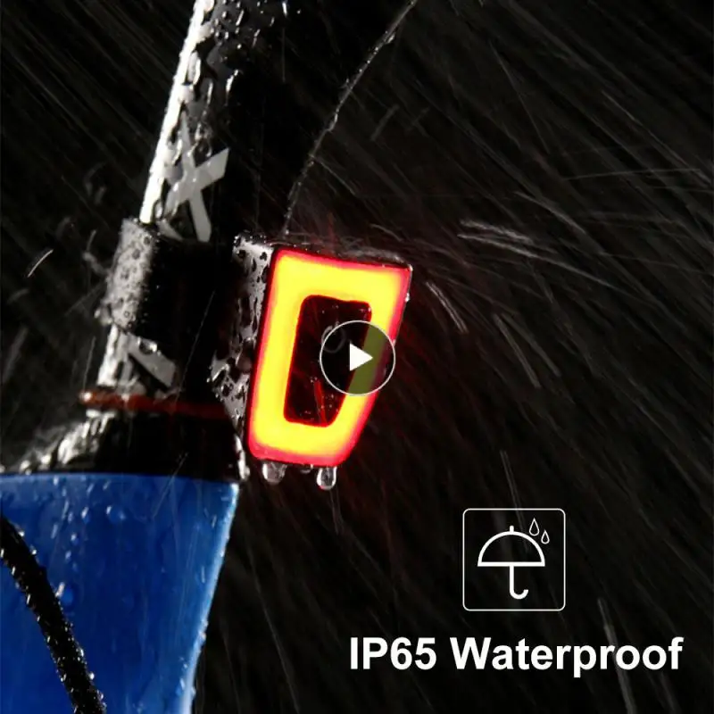 

Cycling Bike Light Waterproof USB Rechargeable Taillight Lantern Flashlight For Bicycle Helmet LED Safe Night Riding Tail Lights