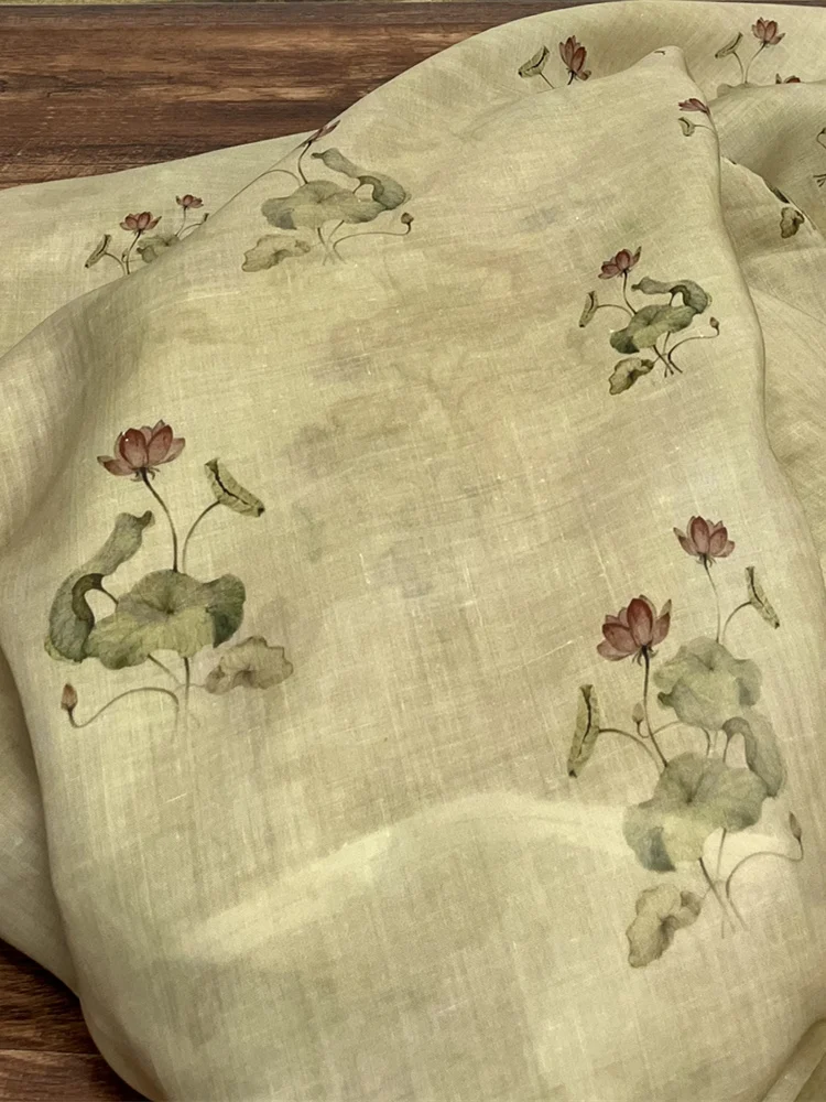 Новый китайский стиль Ретро Национальный Улучшенный Ципао рубашка дзен печатная