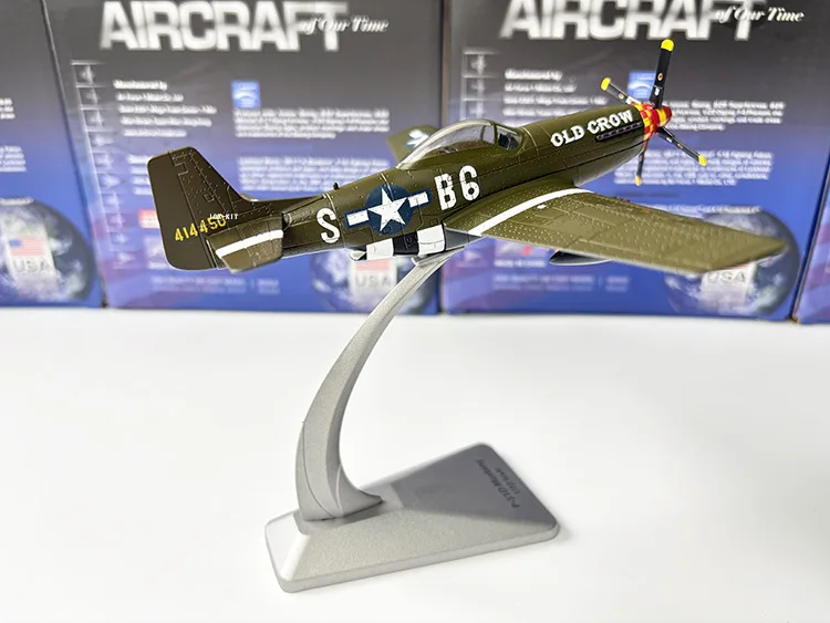 Металлическая модель самолета P-51D Mustang (Американский истребитель) в масштабе 172, статическая коллекционная модель для демонстрации, подарки для военных коллекционеров (art.: 3920d8ffe748e) - 3920d8ffe748e