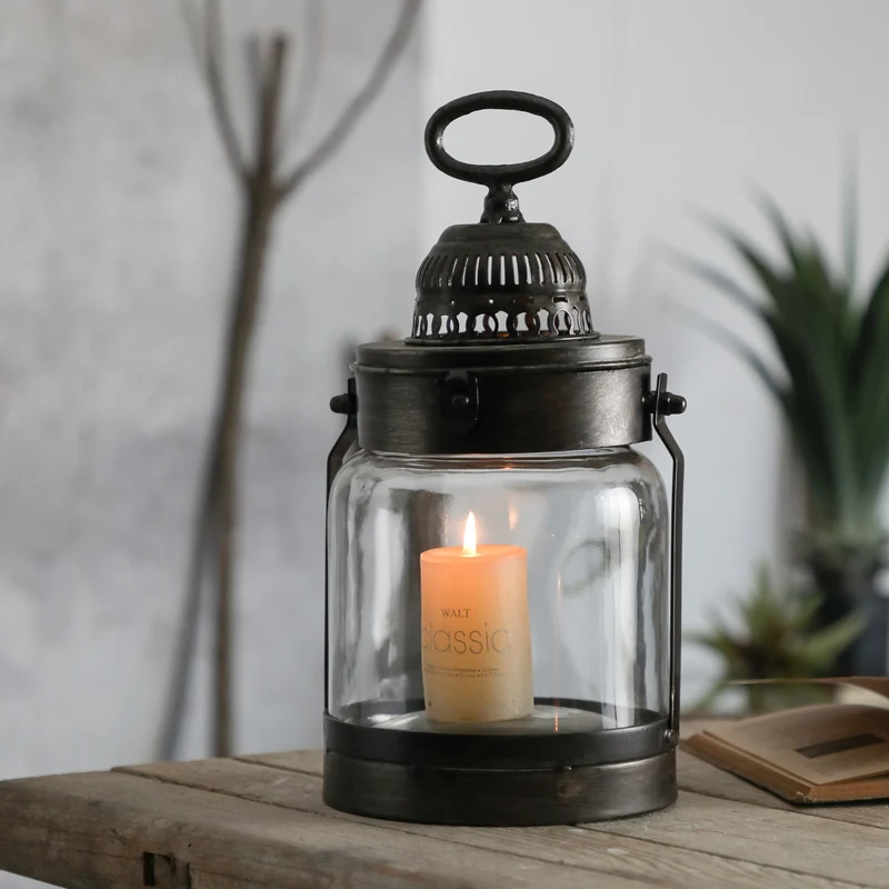 

Crystal Vintage Lot Scented Candels Hanging Metal Minimalist Around Candles Table Windproof Nordic Pe De Vela Vases Tabl DF50ZT