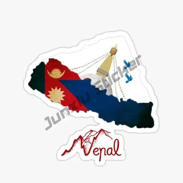 Любовь Непал Флаг Наклейка Автомобиль Грузовик Ван Бампер Окно Чашка для
