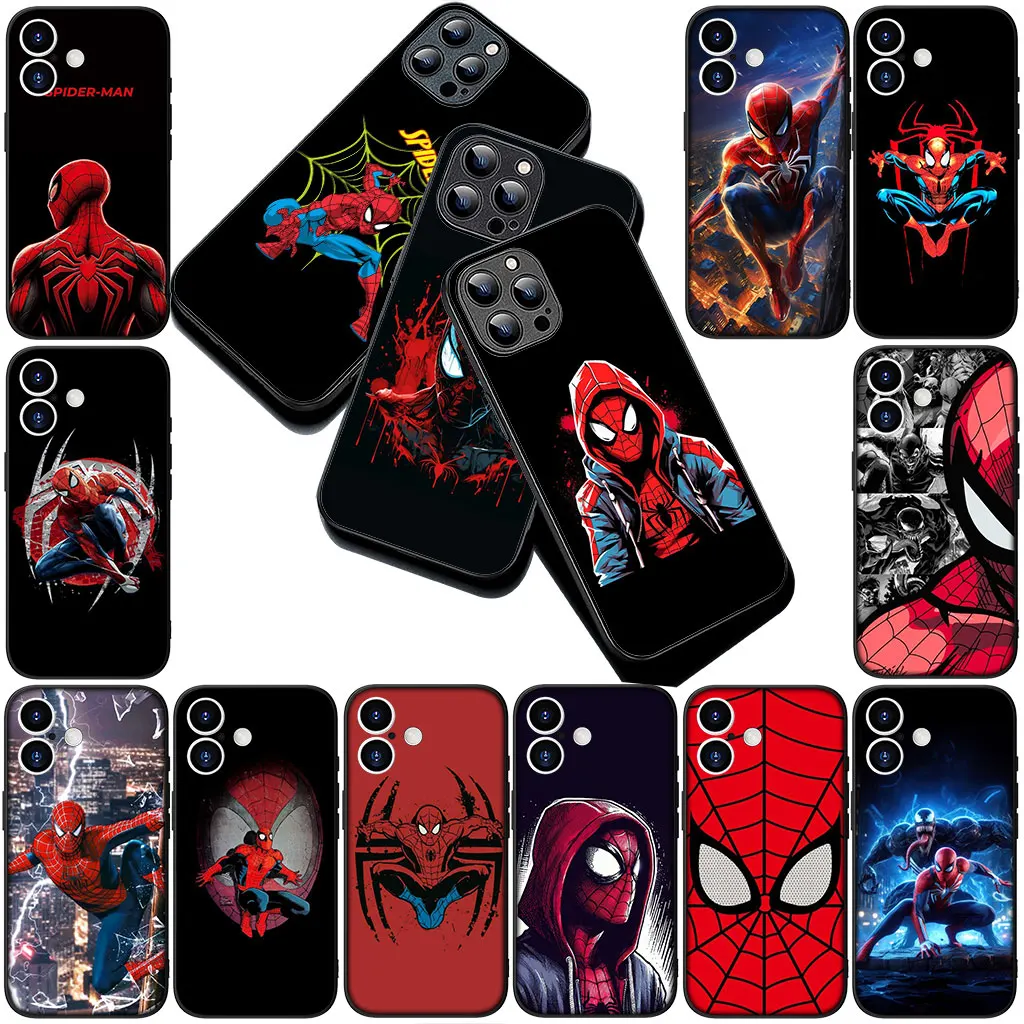 Фото Чехол для телефона Apple iPhone 17 Pro XS Max Air 6 Plus X 5 + SE 2022 SE2 16E XR, Чехол-накладка «Человек-паук» Marvel Superhero Spider-Man №2
