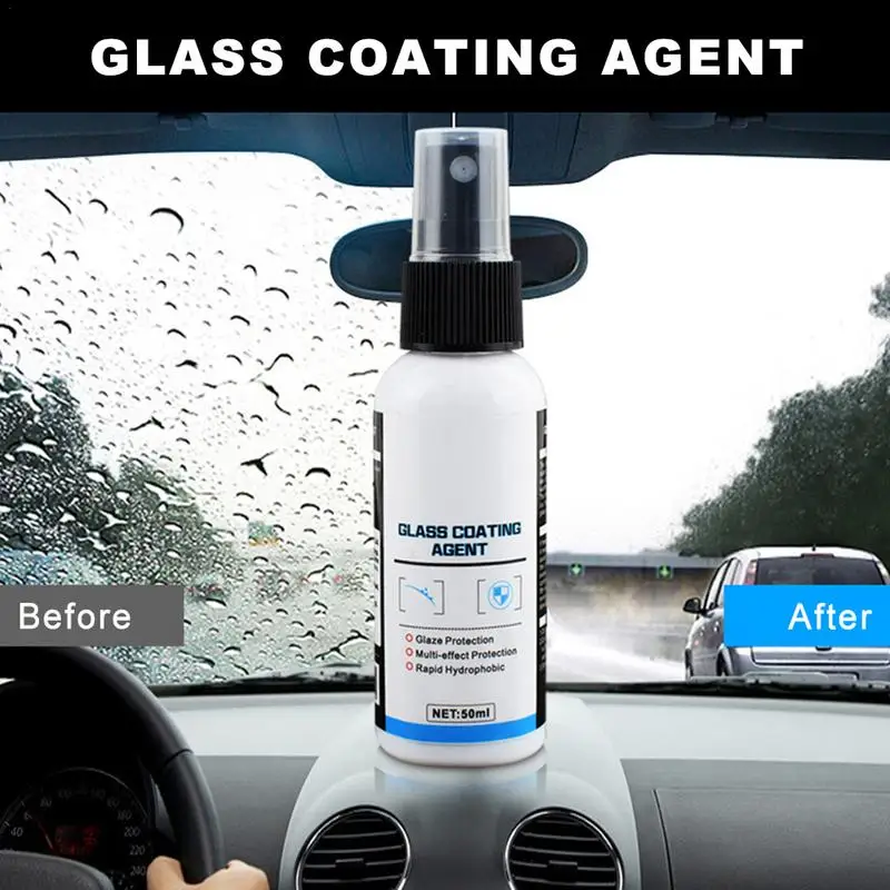 50ml Anti-fog Agent Waterproof Rainproof Anit Fog Spray Liquid for Car front Window Glass Anti Mist Cleaner Tool Car Accessries