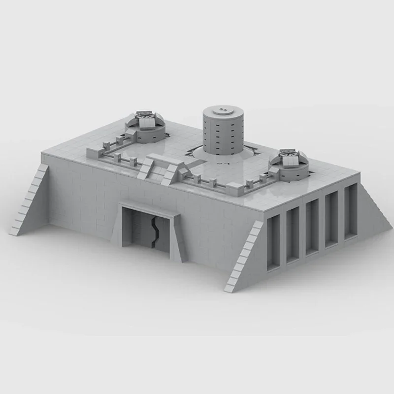 Конструктор Moc Звездная модель фильма звездное небо ремонтная станция