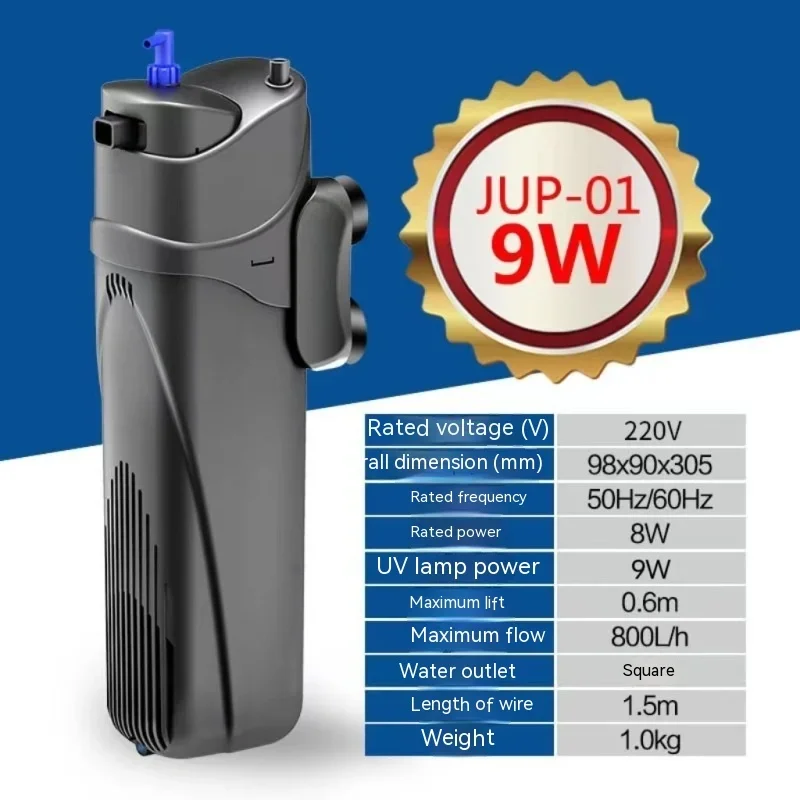 SUNSUN JUP-01 02 Аквариум УФ-лампа Стерилизатор Погружной Фильтр Бомбовый Насос