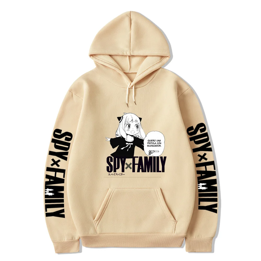 Толстовка с принтом Spy X Family в стиле аниме модная женская городская уличная одежда