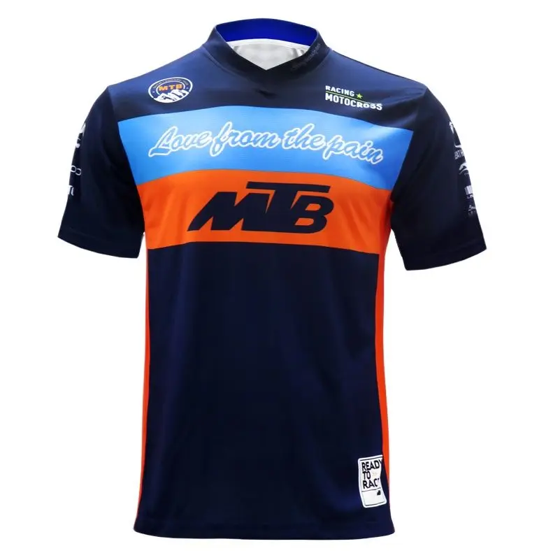 

Hot Sale Cycling Jersey downhill jersey bicycle loco motive shirt T Mountain Bike MTB Motorcycle Jersey Fitness short sleeve