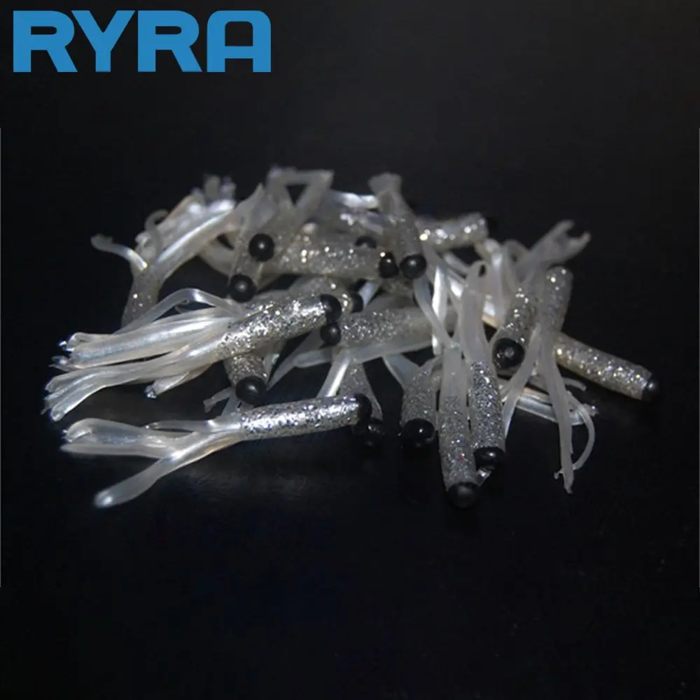 

Рыболовные приманки 1 шт., Супер реалистичная трубчатая личинка в форме рыбы, мягкий червь, основость, рыболовные принадлежности, приманка Luya Bionic 5 см, 3 цвета