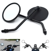 universal round motorcycle mirrors 10mm rearview side mirrors for kawasaki ninja 500r ex500 650r ex650 er 6f er 6n zx9r